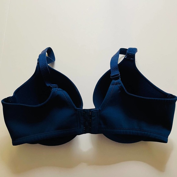 Vanity Fair Navy Blue Padded Bra Size 36D - Picture 4 of 5